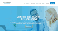 Desktop Screenshot of profilesinternational.se
